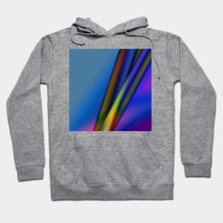 BLUE GREEN PURPLE PINK TEXTURE ART Hoodie